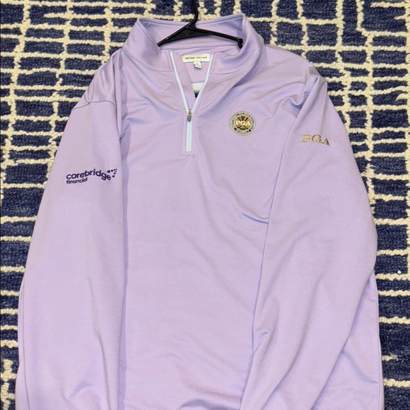 Peter Millar Other - Purple PGA Peter Millar Quarter-Zip Pullover